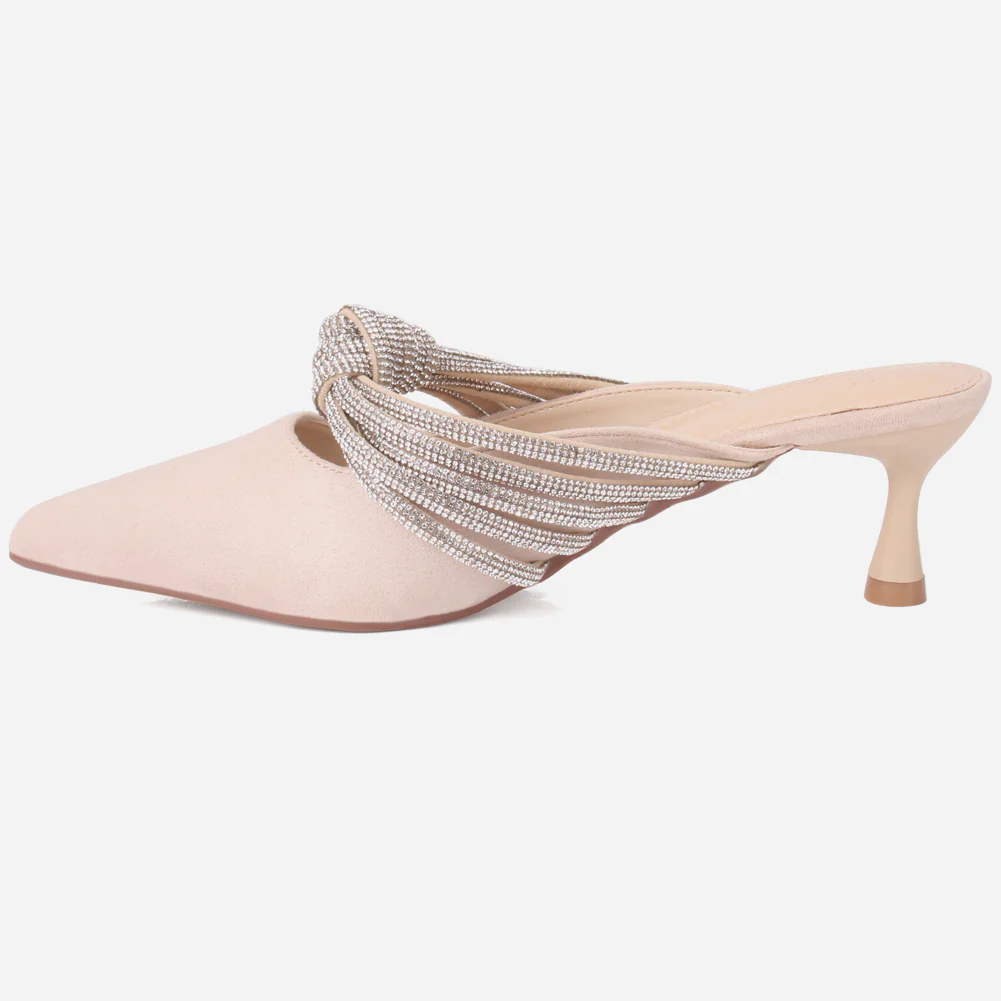 Women's "ZITA" Pointed Slide In Sandals - Image 3