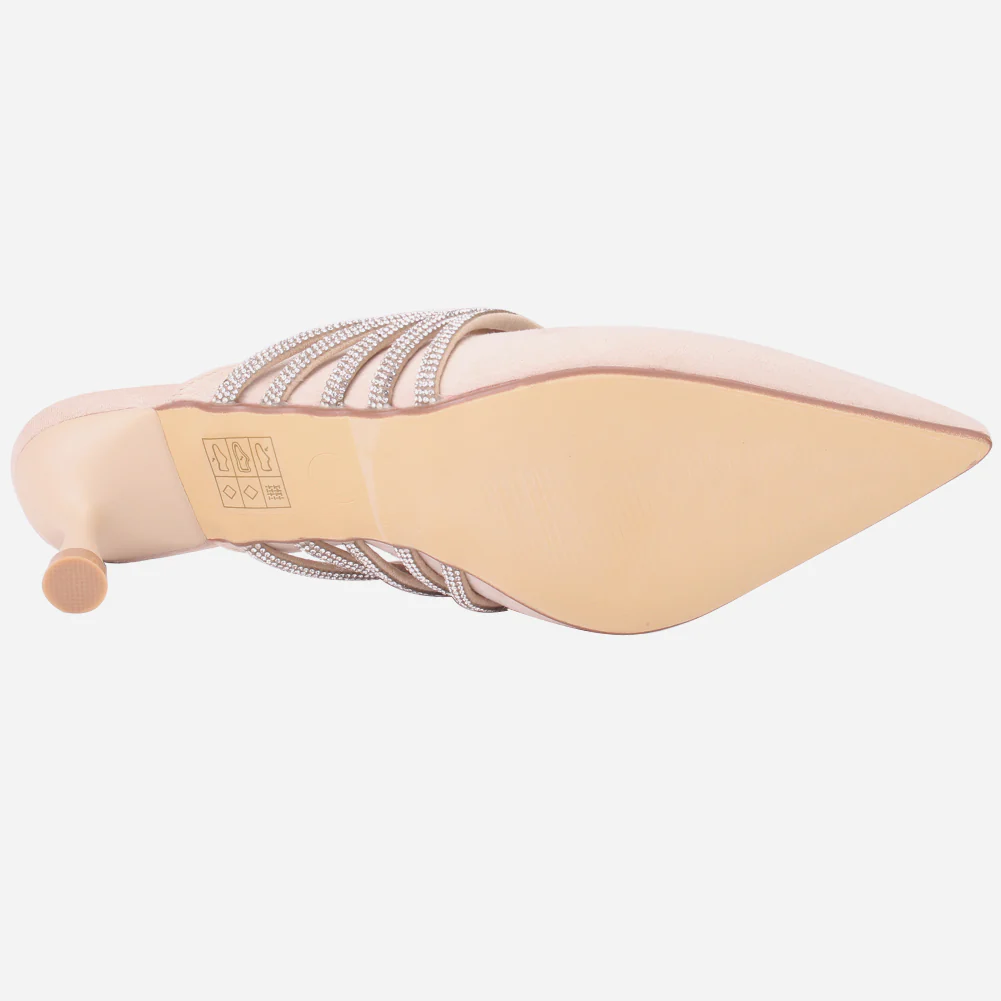 Women's "ZITA" Pointed Slide In Sandals - Image 5