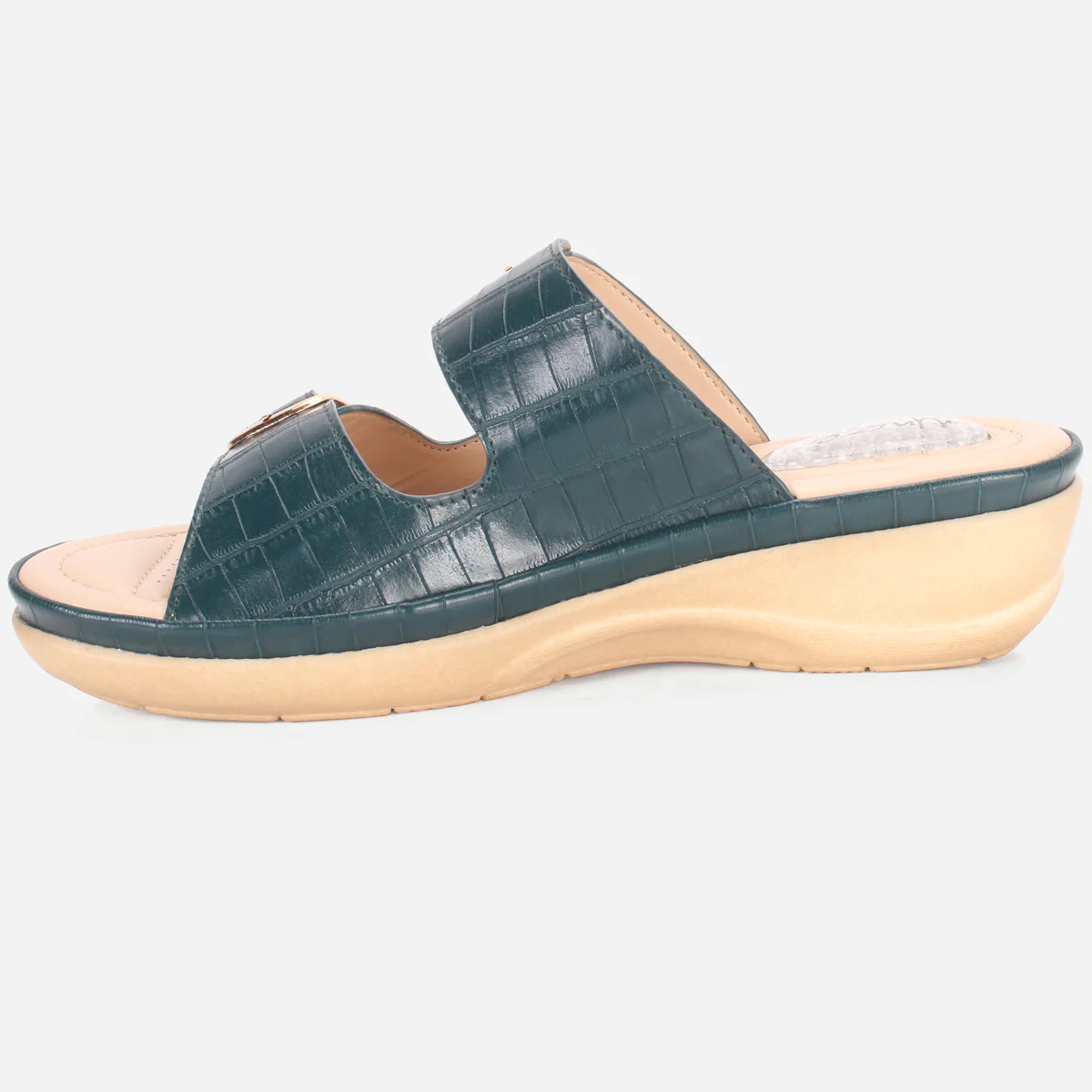 Womens "ZITOPA" Comfy Everyday Casual Wedge Slippers - Image 3