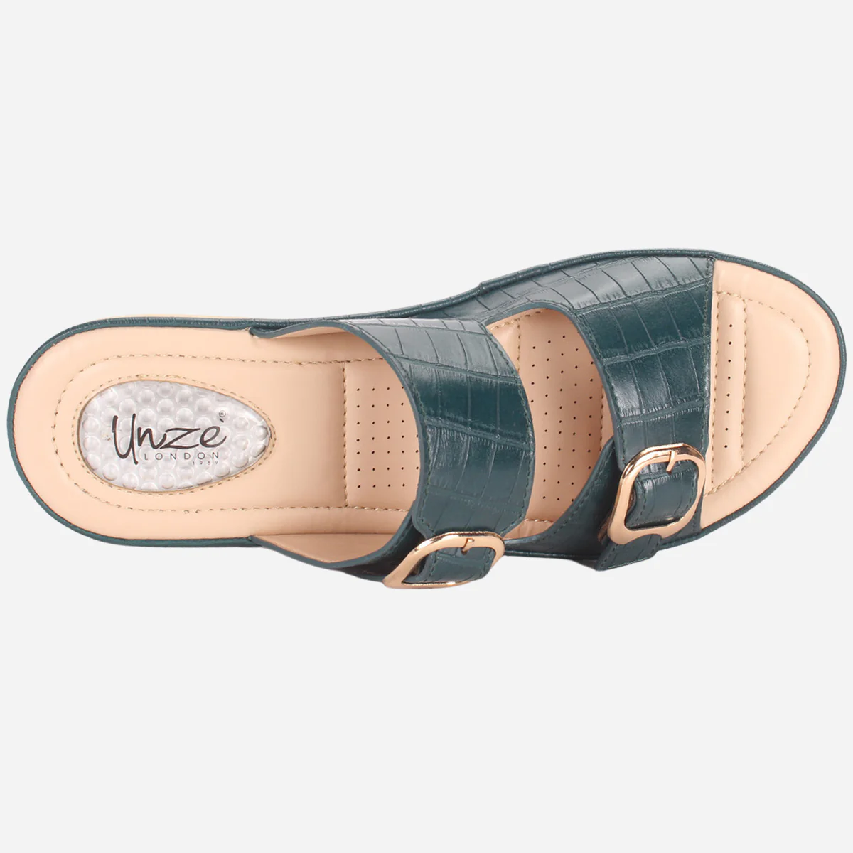 Womens "ZITOPA" Comfy Everyday Casual Wedge Slippers - Image 4