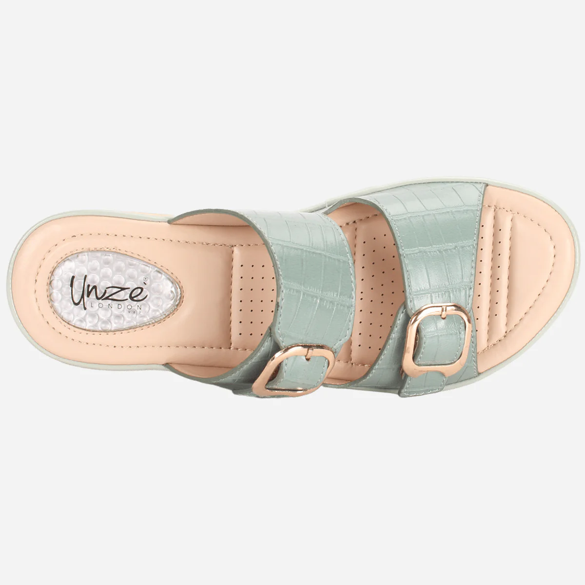 Womens "ZITOPA" Comfy Everyday Casual Wedge Slippers - Image 4