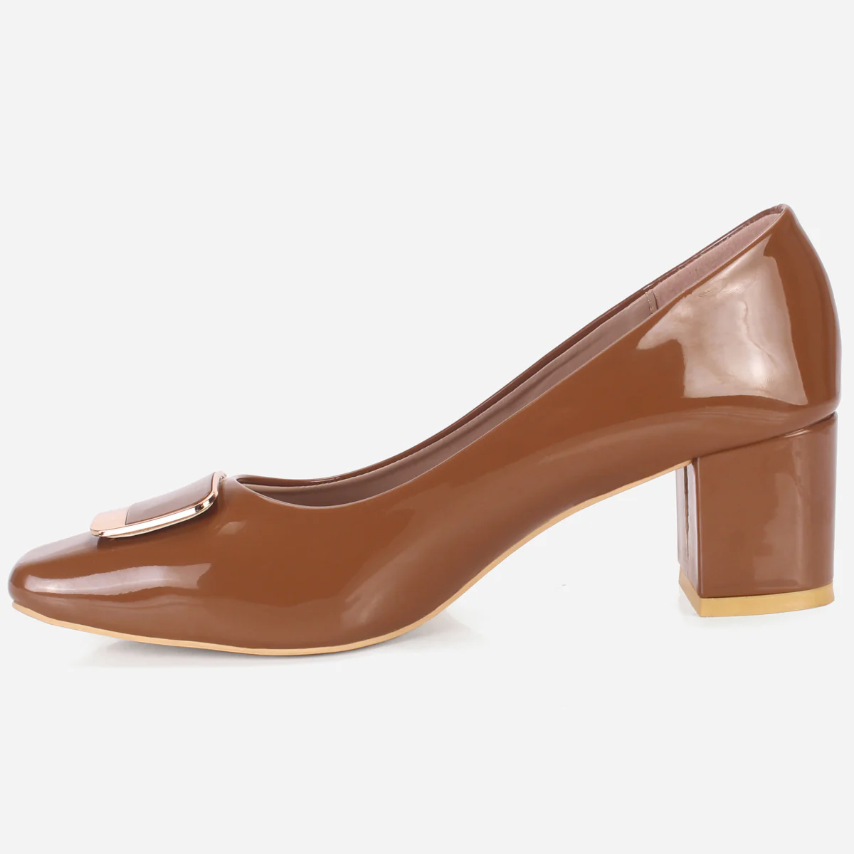 Women's "ZOALA" Block Heeled Slip on Courts - Image 3