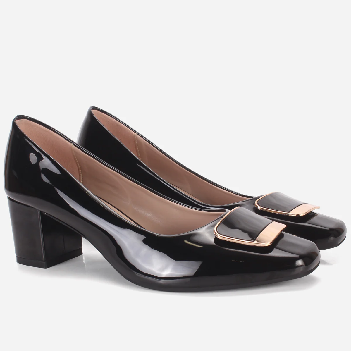 Women's "ZOALA" Block Heeled Slip on Courts - Image 2