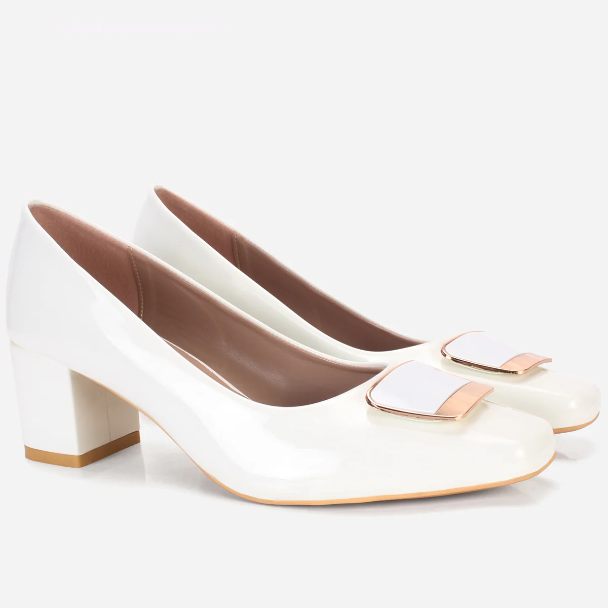 Women's "ZOALA" Block Heeled Slip on Courts - Image 2