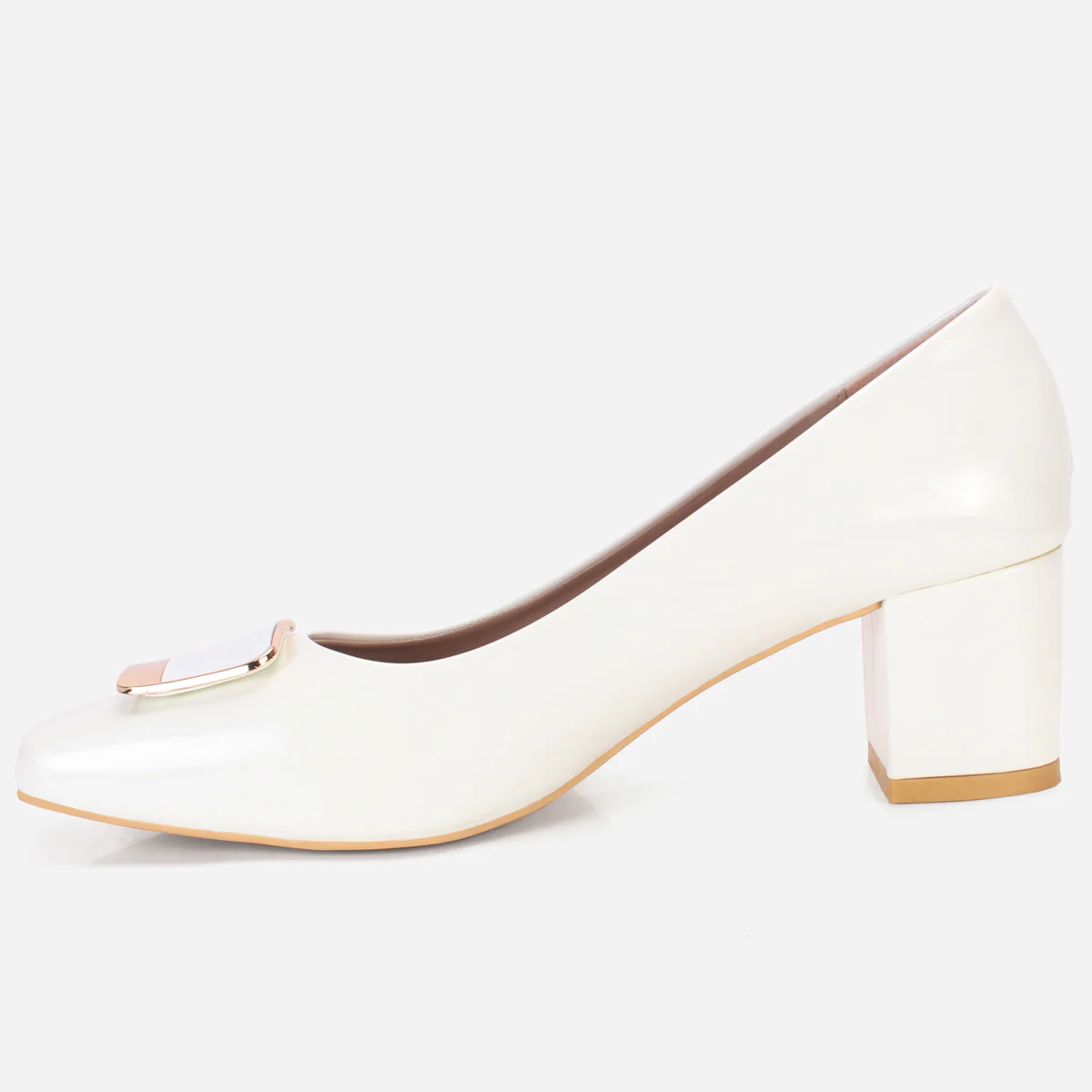 Women's "ZOALA" Block Heeled Slip on Courts - Image 3
