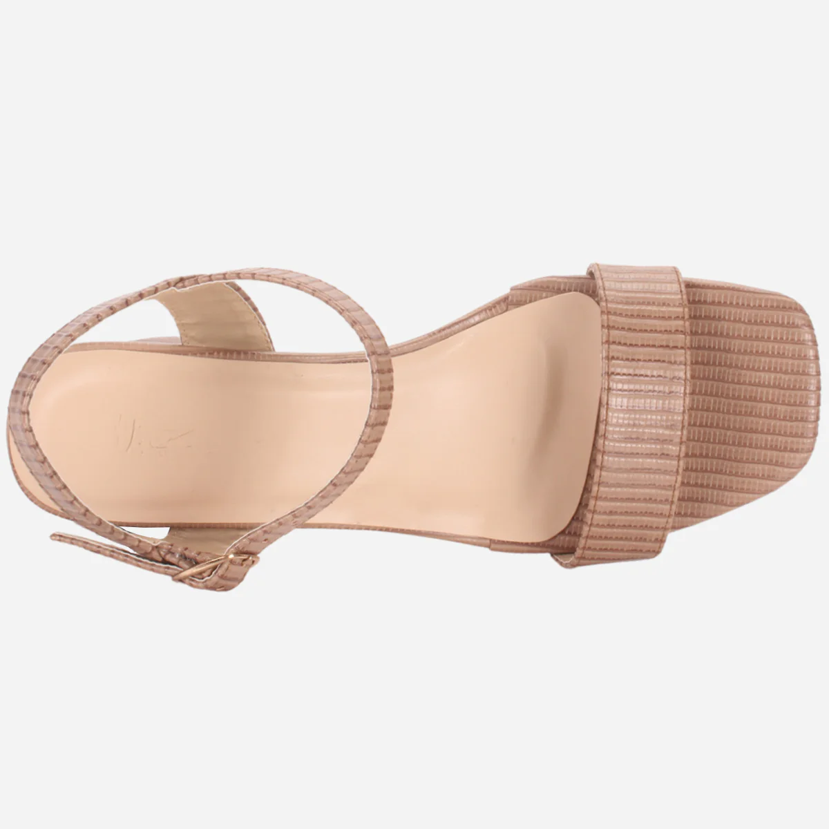 Womens "ZOYIA" Open Toe Block Heeled Sandals - Image 4