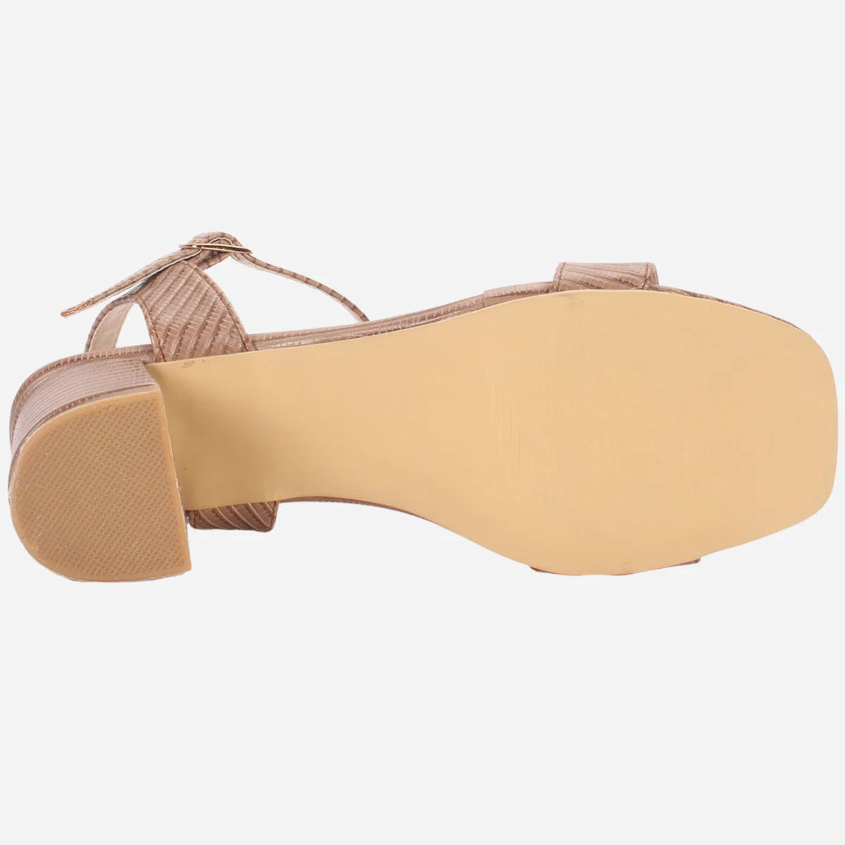 Womens "ZOYIA" Open Toe Block Heeled Sandals - Image 5