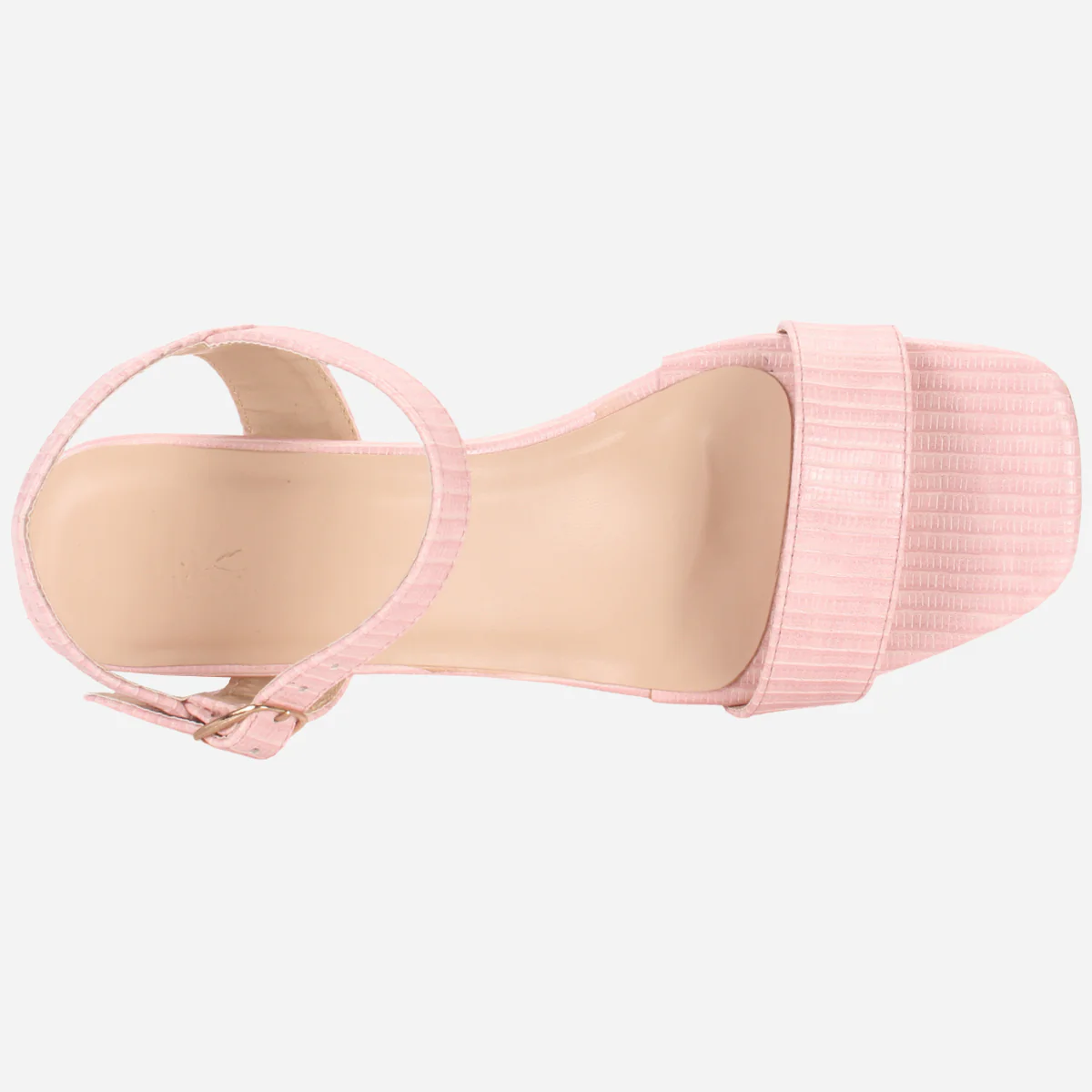 Womens "ZOYIA" Open Toe Block Heeled Sandals - Image 4