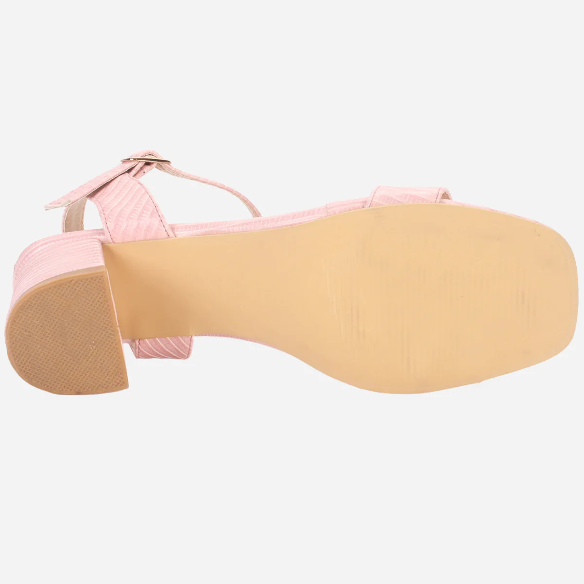 Womens "ZOYIA" Open Toe Block Heeled Sandals - Image 5