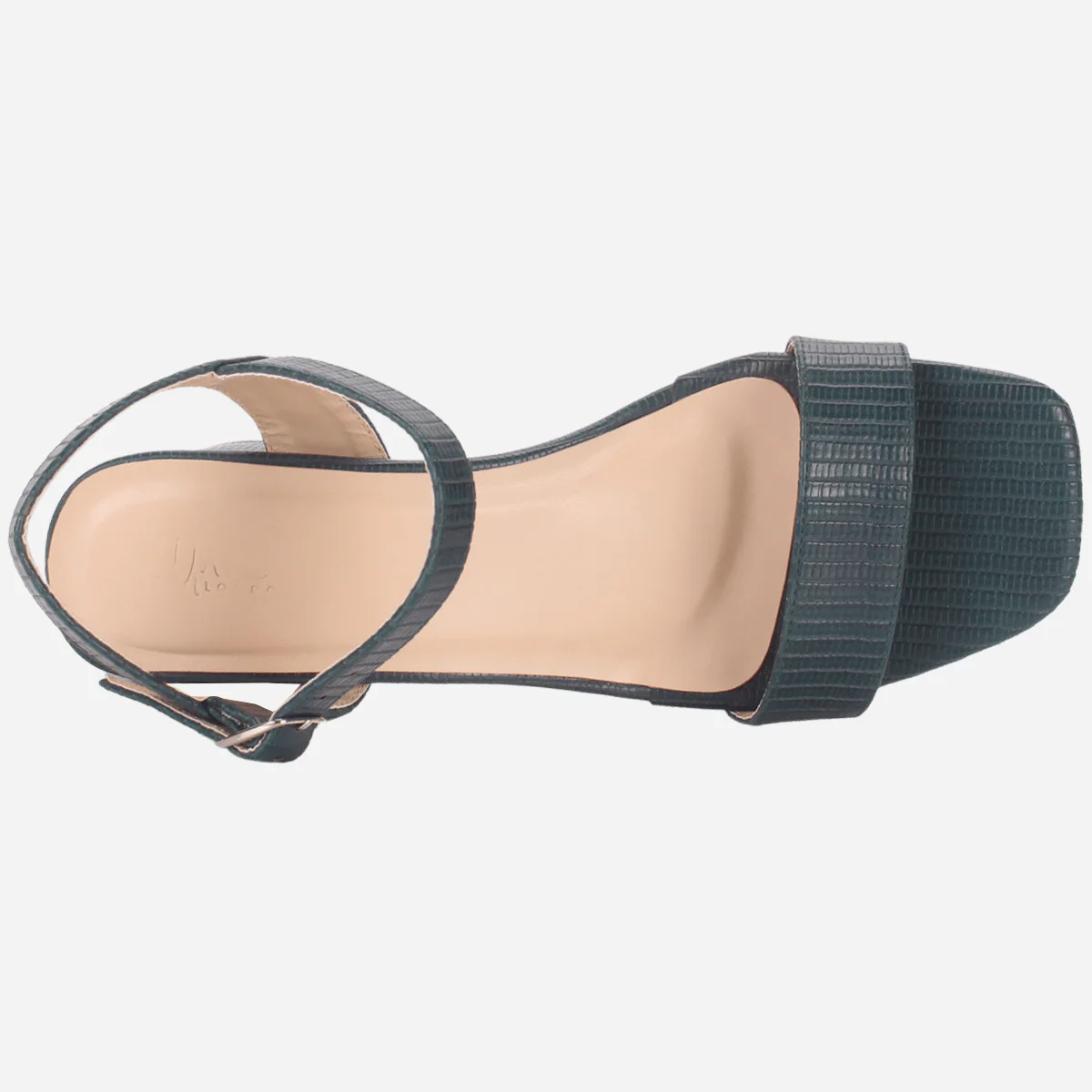 Womens "ZOYIA" Open Toe Block Heeled Sandals - Image 4