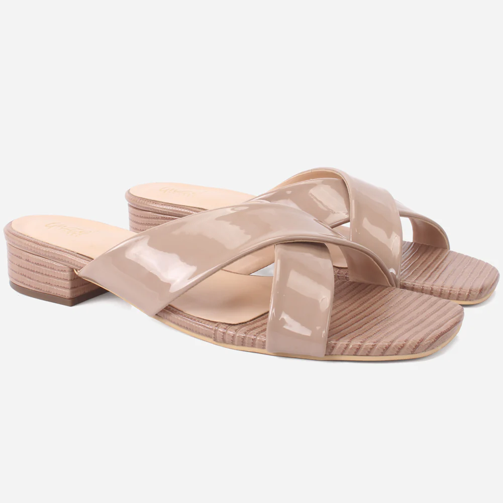 Womens "ZUHAI" Shimmery Everyday Slip-ons Shoes - Image 2