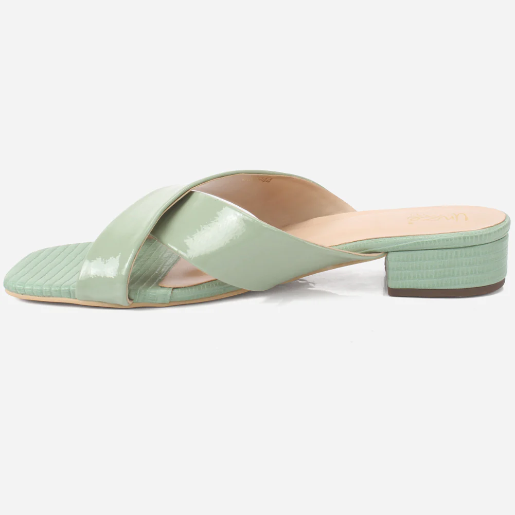 Womens "ZUHAI" Shimmery Everyday Slip-ons Shoes - Image 3