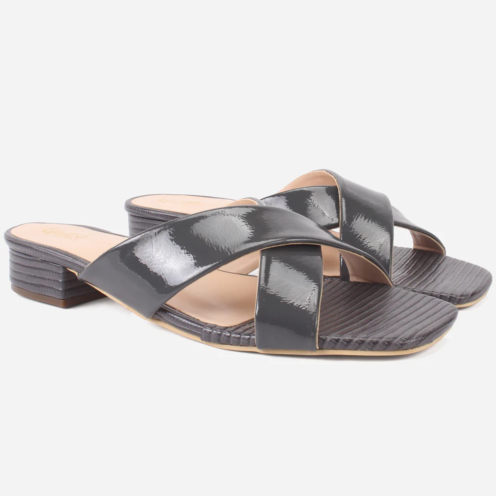 Womens "ZUHAI" Shimmery Everyday Slip-ons Shoes - Image 2