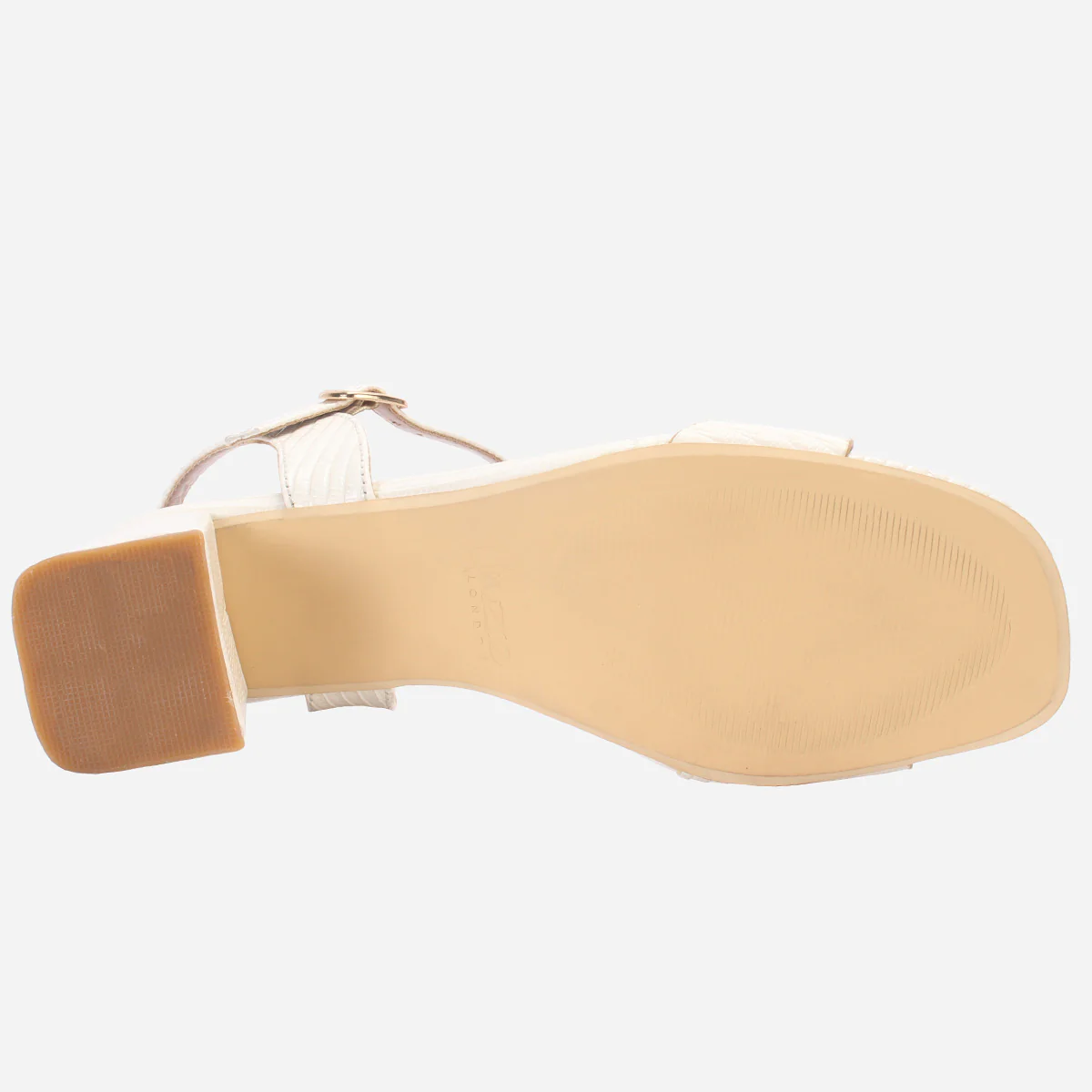 Womens "ZURIA" Ankle Strap Block Heeled Sandals - Image 5