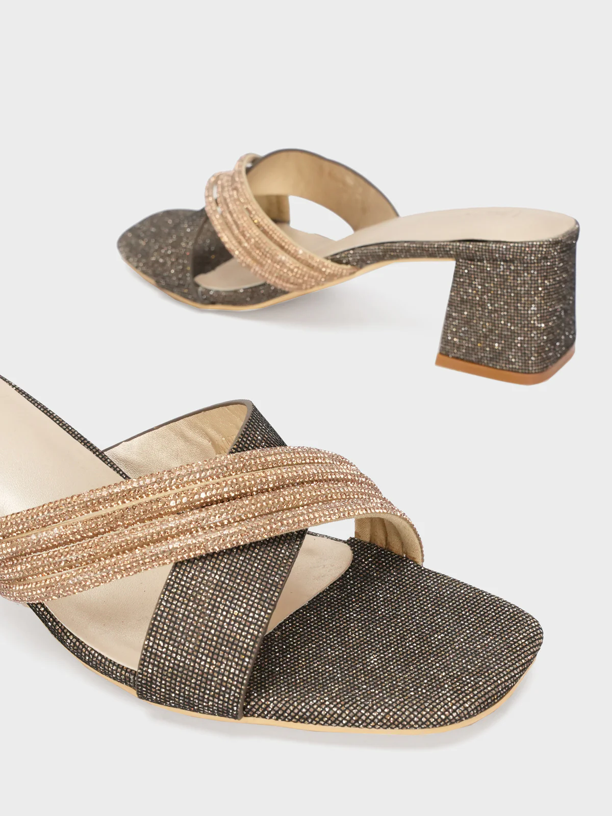 Women's"RAMILIAN" Embellished Open Toe Sandals - Image 4
