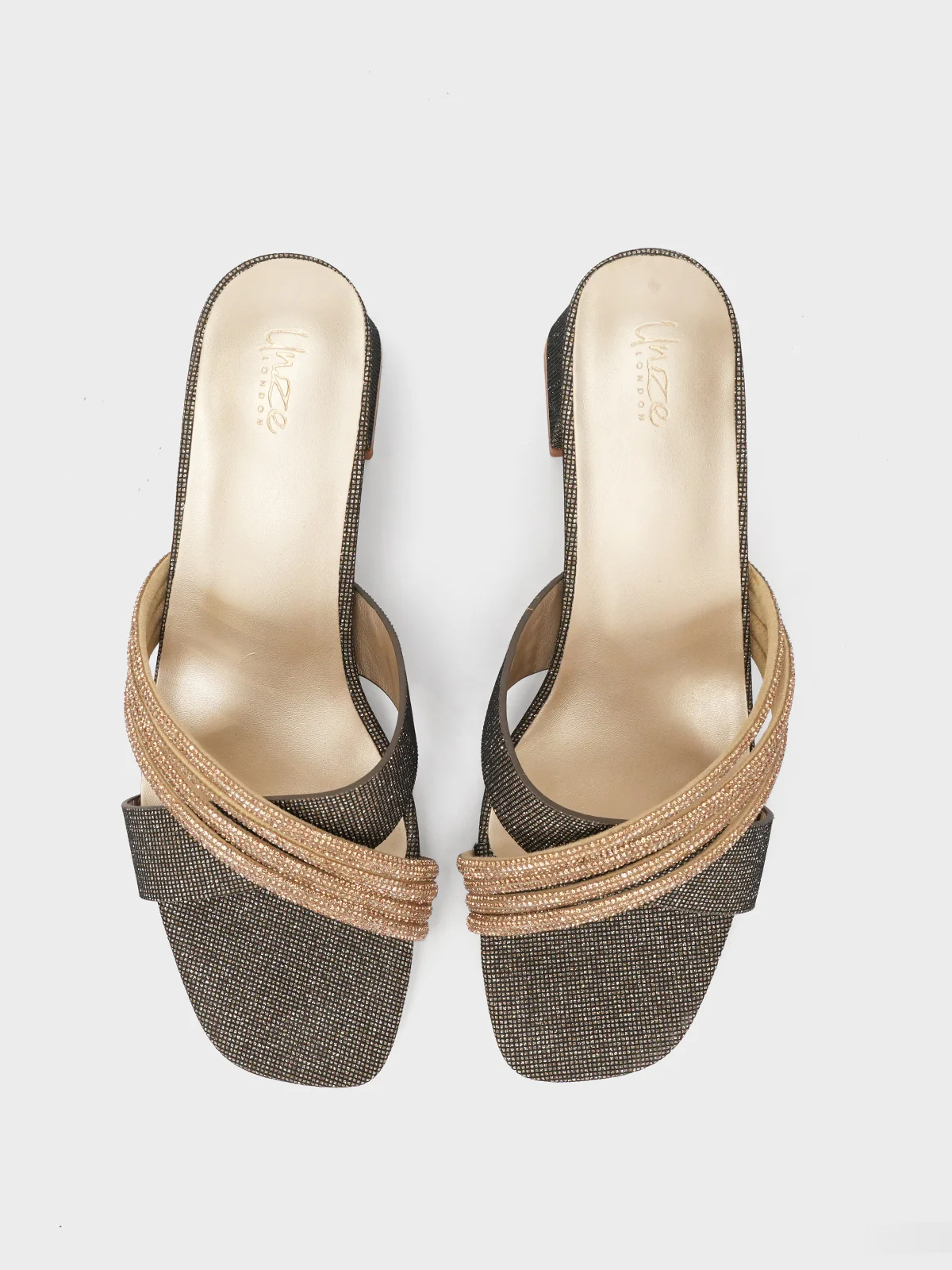 Women's"RAMILIAN" Embellished Open Toe Sandals - Image 5