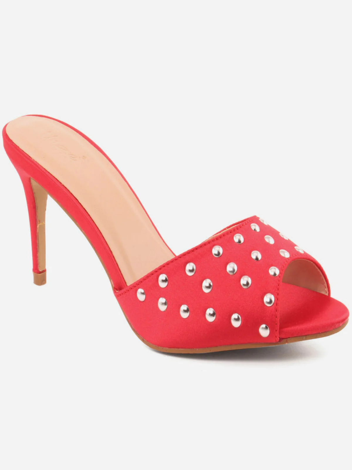 Womwn "EMILIE" Pearl Wide Fit Slip On Sandals