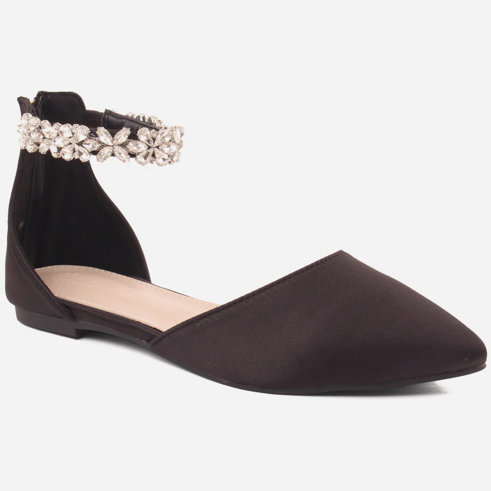 Womwn "JANET" Flat Ankle Strap Sandals