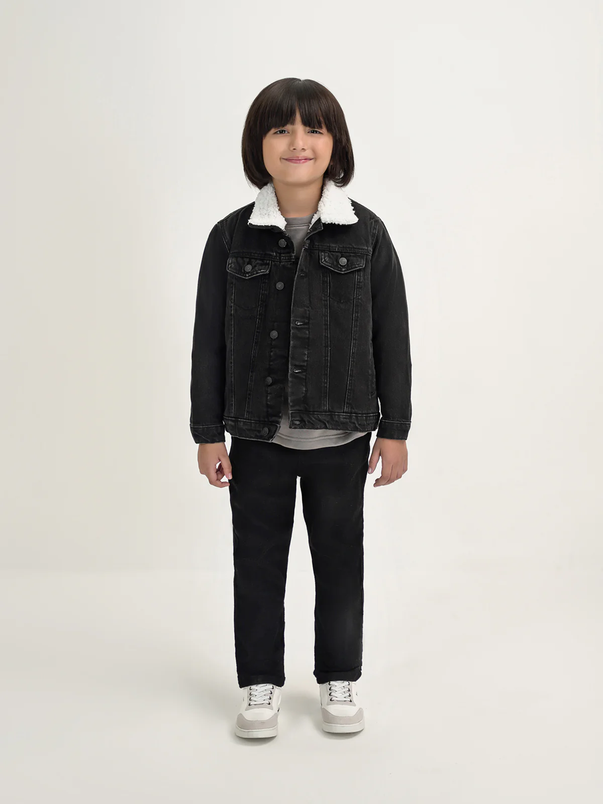 "ZAROON" Front Button Denim Jacket
