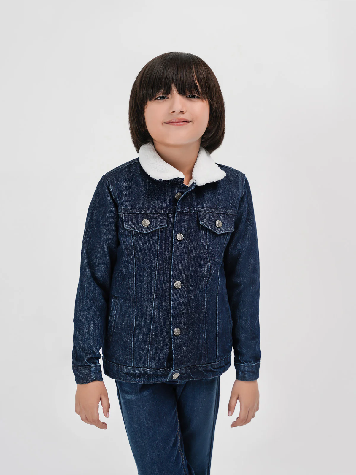 "ZAROON" Front Button Denim Jacket - Image 2