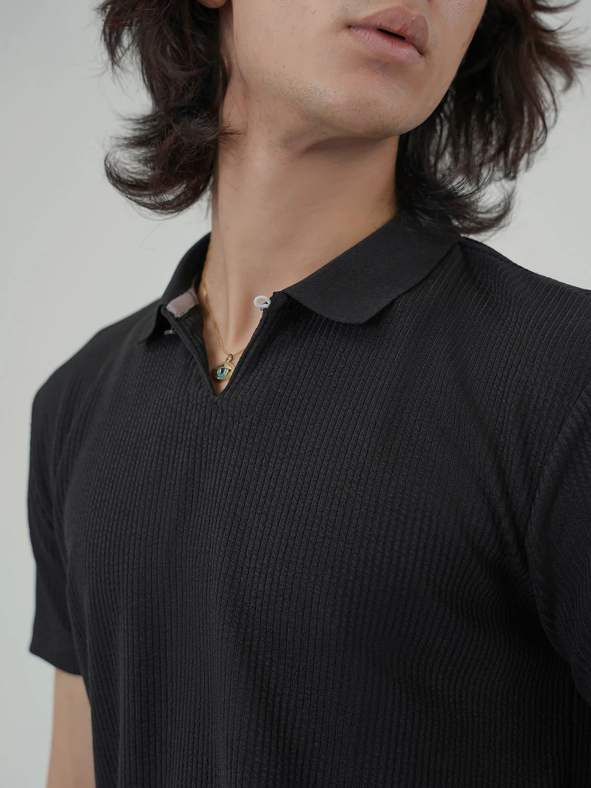 "ZARYN" Relaxed Regular Fit Polo Shirt - Image 6