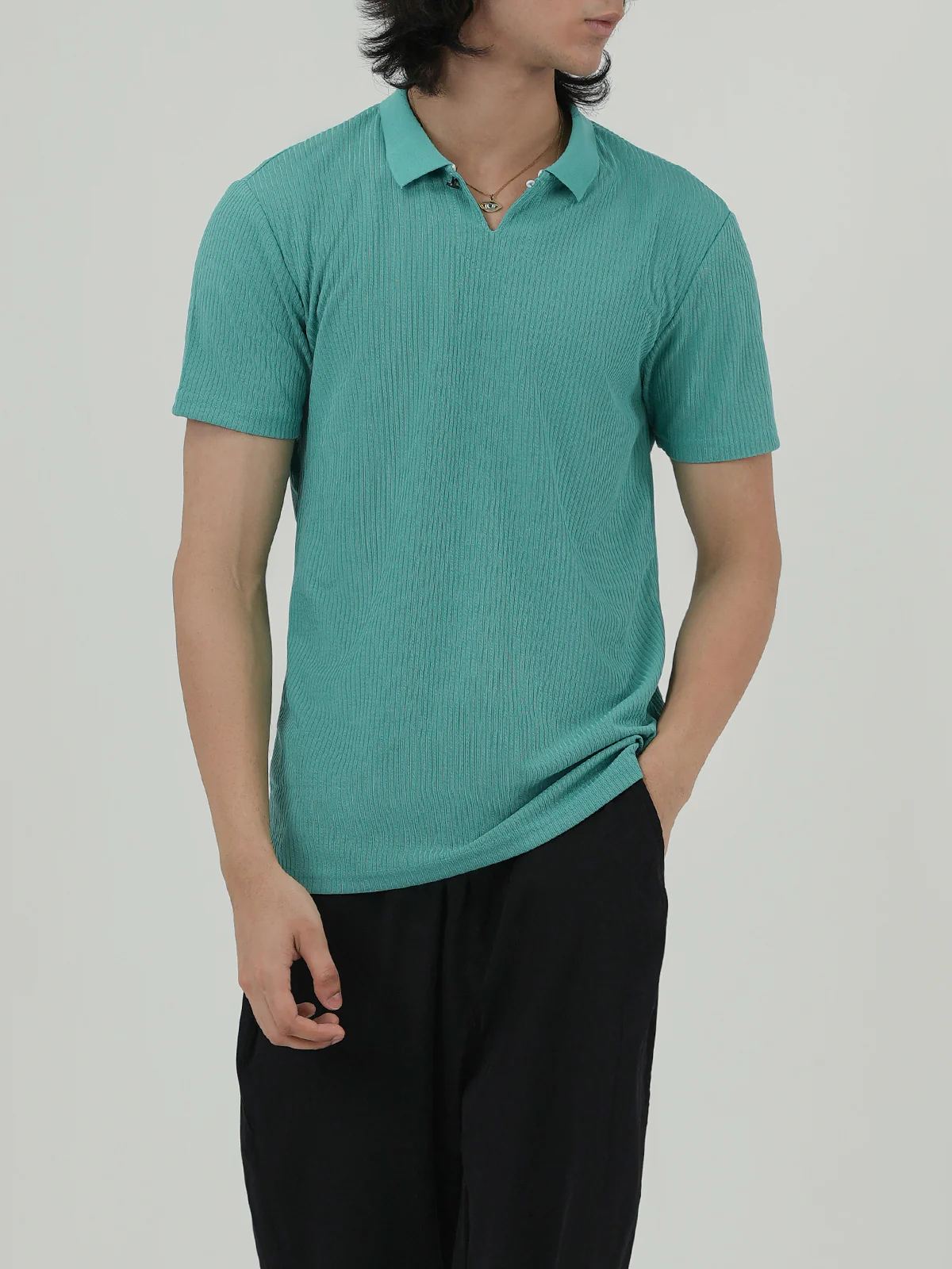 "ZARYN" Relaxed Regular Fit Polo Shirt