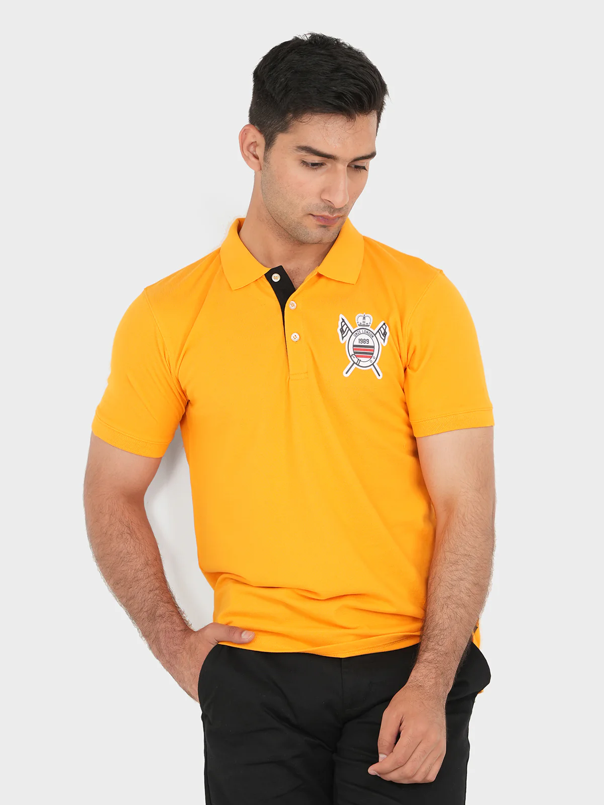 "ZELZERY" Slim Fit Polo Shirt - Image 3