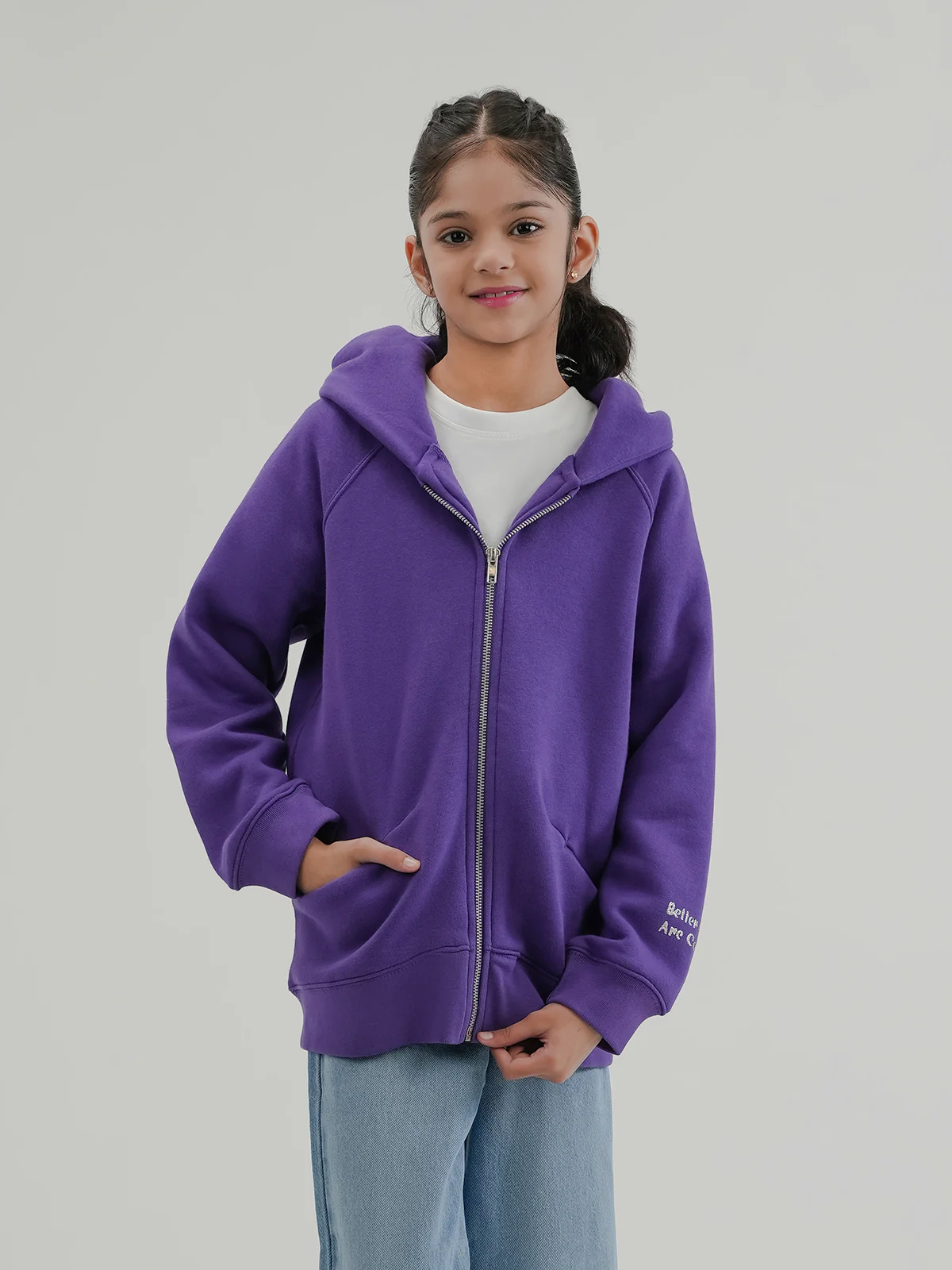 "ZEROUN" Cozy and Stylish Fleece Hoodie