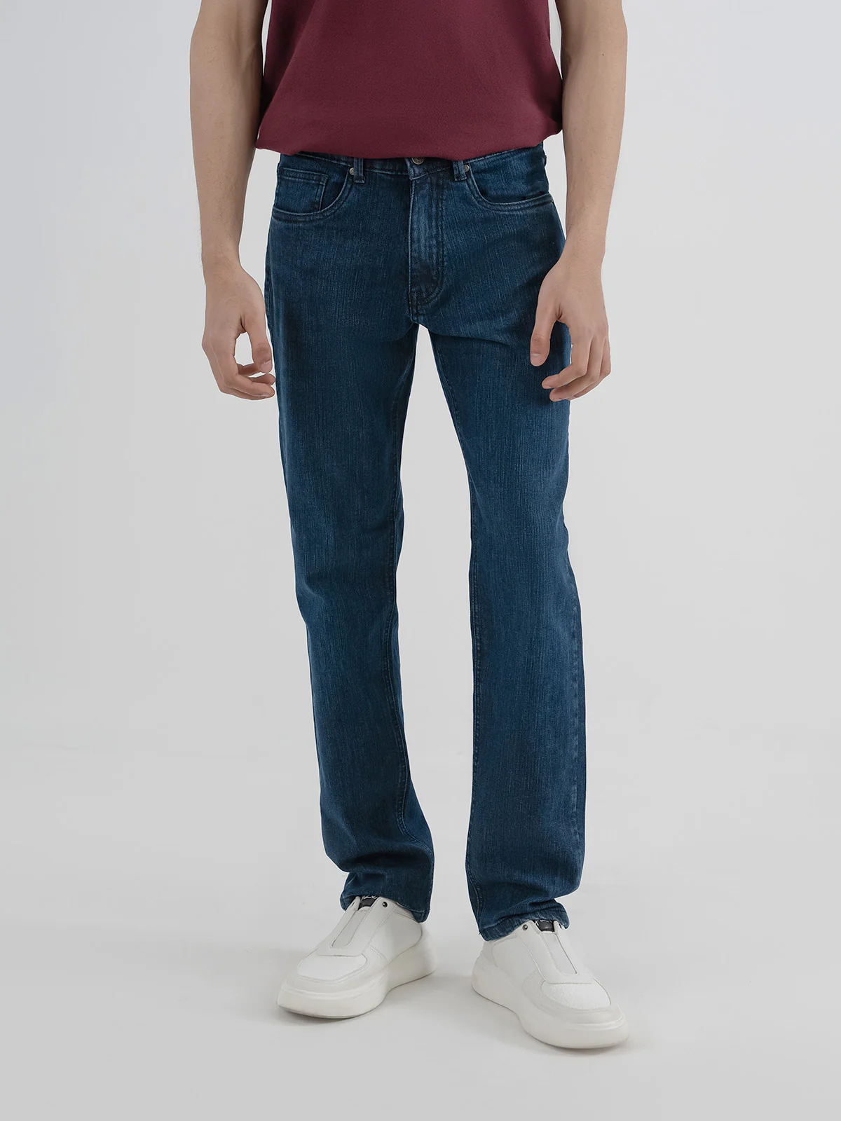 "ZINNIA" Straight Fit Denim Jeans