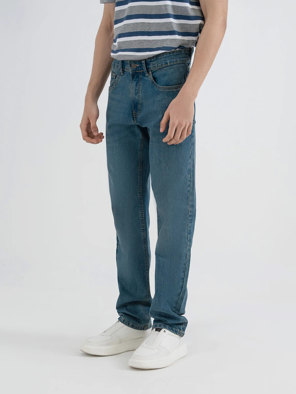 "ZINNIA" Straight Fit Denim Jeans - Image 2