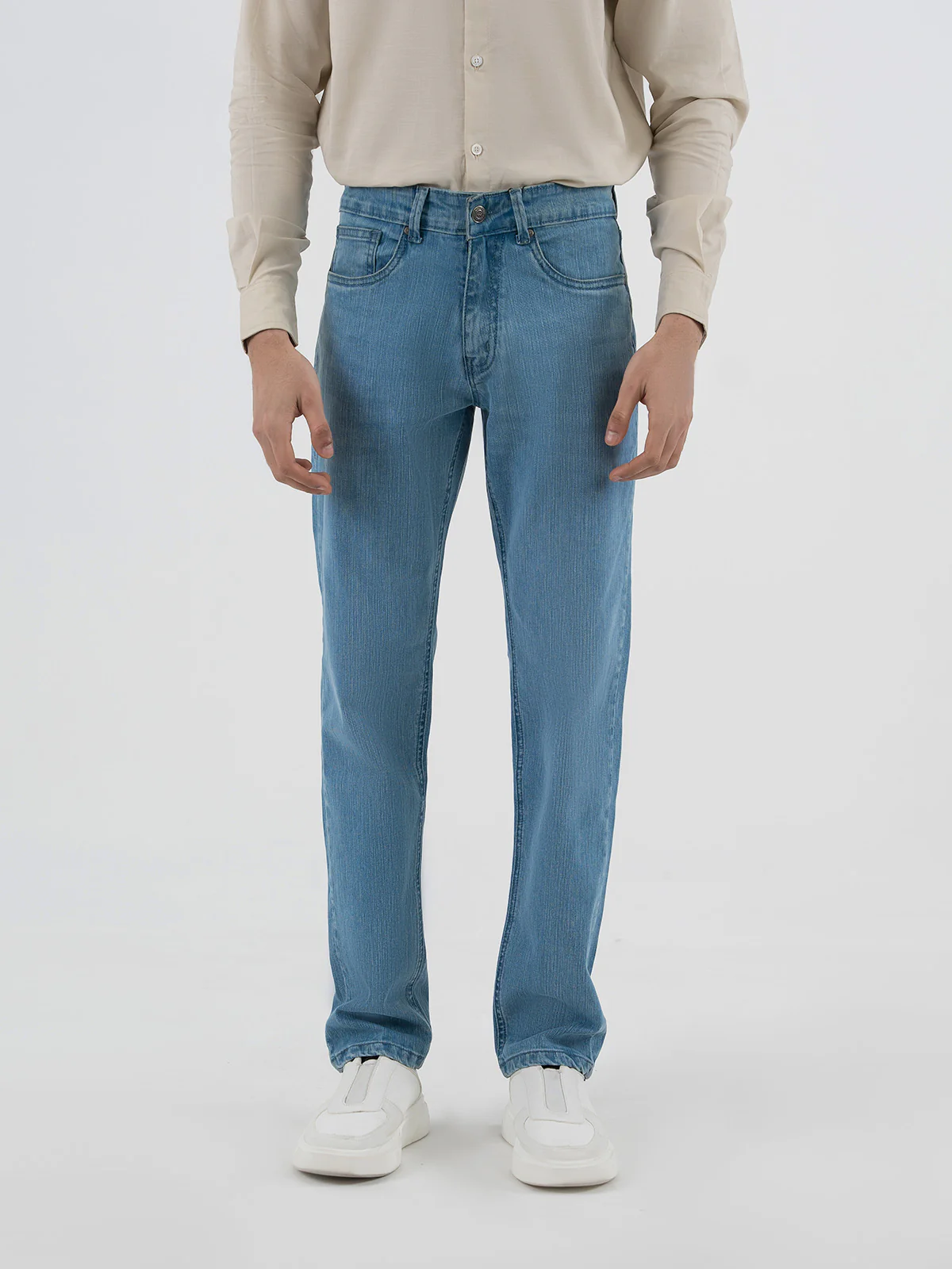 "ZINNIA" Straight Fit Denim Jeans - Image 2