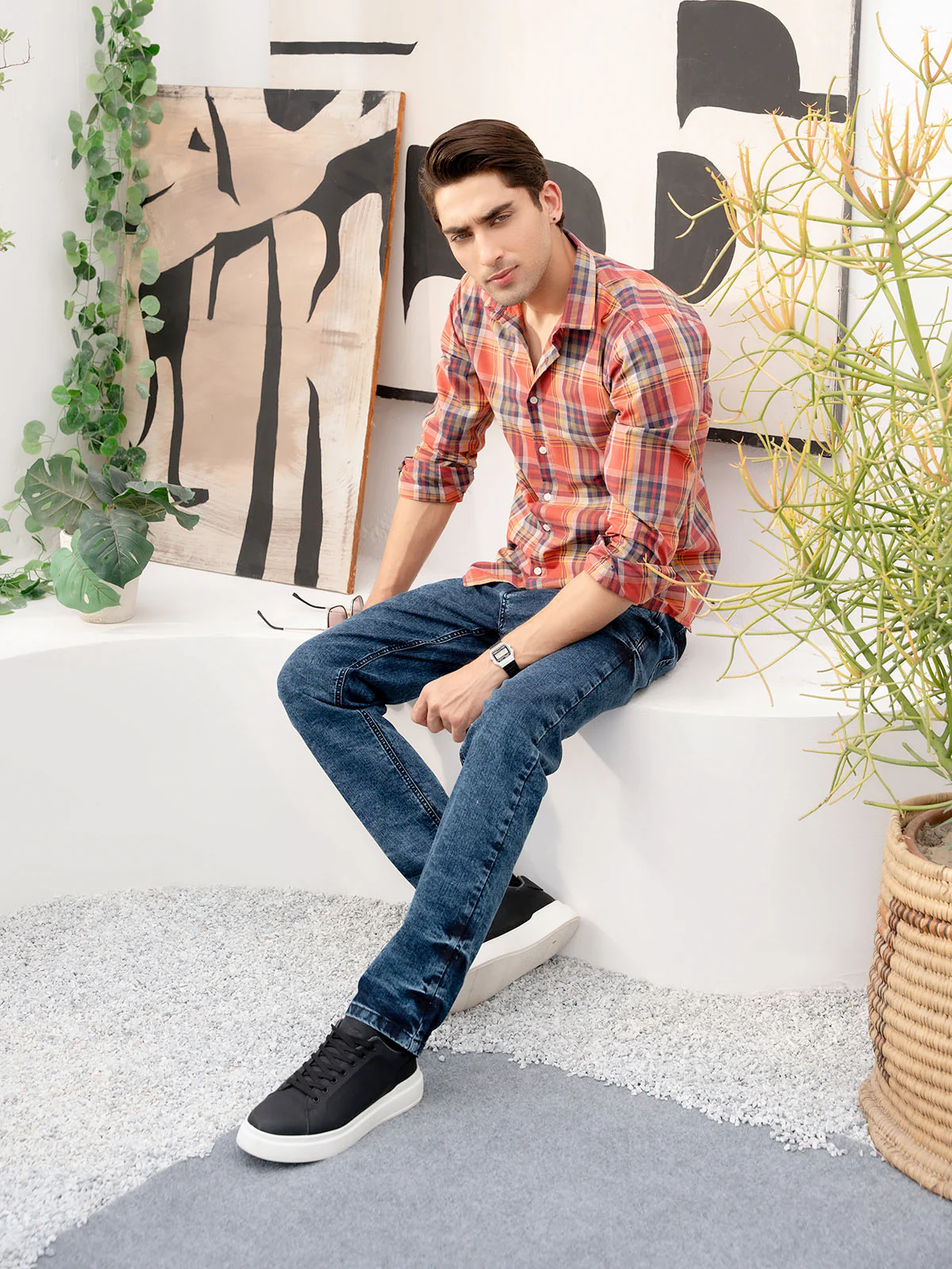 "ZINNIA" Straight Fit Denim Jeans - Image 2