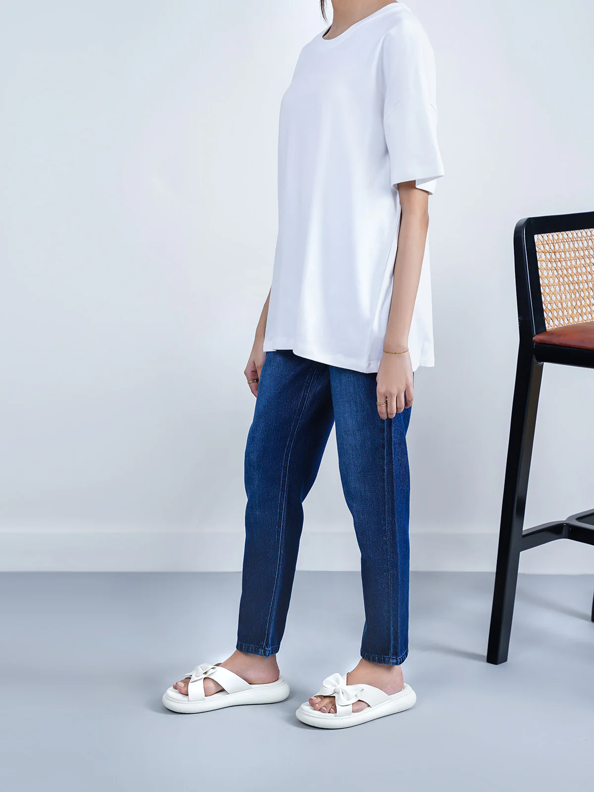 "ZIVEN" Perfect Mom Fit Denim Pant - Image 3