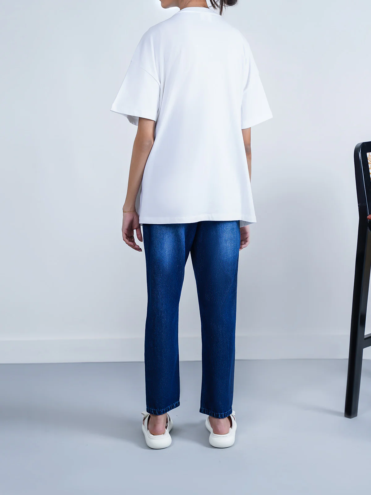 "ZIVEN" Perfect Mom Fit Denim Pant - Image 4