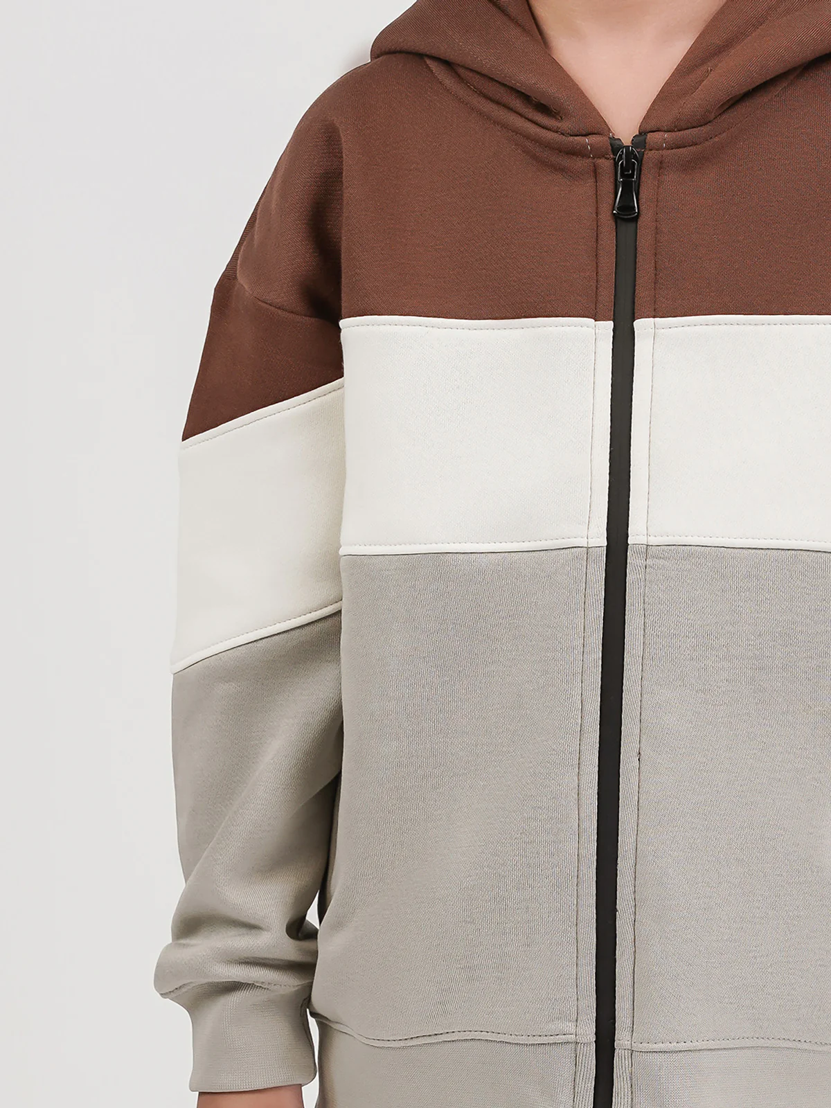 "ZOPAX" Hoodie with Zip and Pockets - Image 4